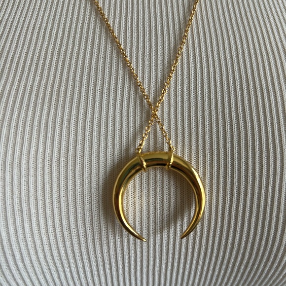 Gorjana Cayne Crescent Pendant Necklace - Picture 5 of 8